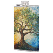 知識の木 – 油彩画 フラスク (左)