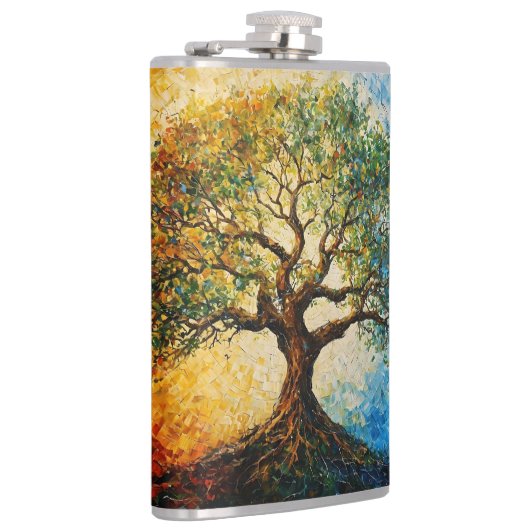 知識の木 – 油彩画 フラスク (右)