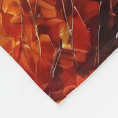 知識の木 – 油彩画 フリースブランケット (角)