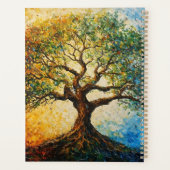 知識の木 – 油彩画 プランナー手帳 (裏面)