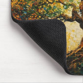 知識の木 – 油彩画 マウスパッド (コーナー)