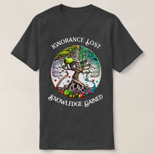 知識の木 01 Tシャツ (デザイン正面)
