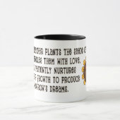 知識の種子先生評価マグ マグカップ (中央)