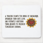 知識の種子先生 マウスパッド (正面)