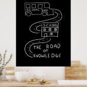 知識の道を進むバスの運転手 ポスター (キッチン)
