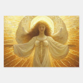 知識の黄金天使の目覚め ラッピングペーパーシート (正面3)