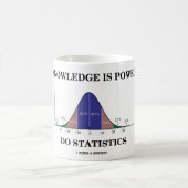 知識はです力します統計量(Statsのユーモア)を コーヒーマグカップ (中央)