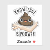 知識はパワーおもしろいウンチパン シール (シート)