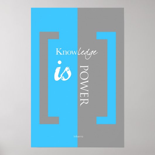 知識はパワーポスター ポスター (正面)