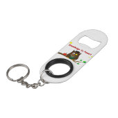 知識は力だ！ キーホルダー栓抜き (正面アングル)