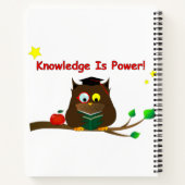 知識は力だ！ ノートブック (裏面)