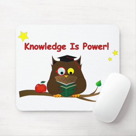 知識は力だ！ マウスパッド (マウス)