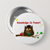 知識は力だ! 缶バッジ (正面&裏面)