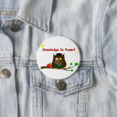 知識は力だ! 缶バッジ (インサイチュ)