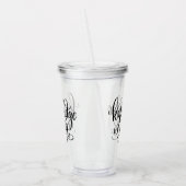 知識は力です アクリルタンブラー (左)