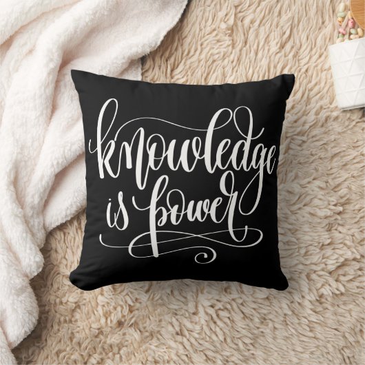 知識は力です クッション (ブランケット)