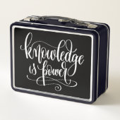 知識は力です メタルランチボックス (裏面)