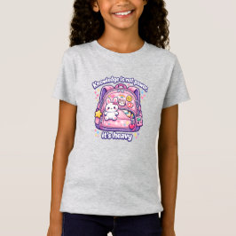 知識は力ではない 重いんだよ かわいいバックプリント Tシャツ