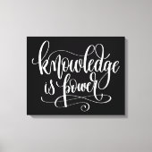知識は力 キャンバスプリント (正面)