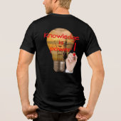 知識は力 トライブレンドＴシャツ (裏面)