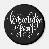 知識は力 マグネット (正面)