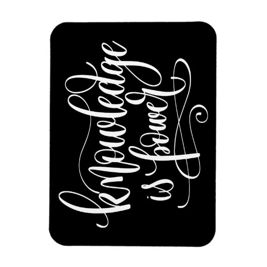 知識は力 マグネット (縦)