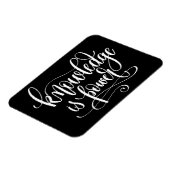 知識は力 マグネット (左側)