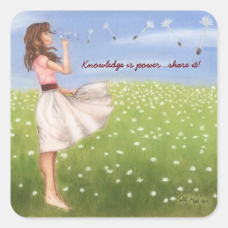 知識は力…共有だ！ スクエアシール