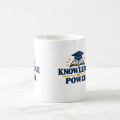 知識は力 Tシャツ コーヒーマグカップ (中央)