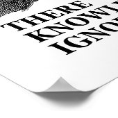 知識は善 – 無知は悪(ソクラテス) ポスター (角)