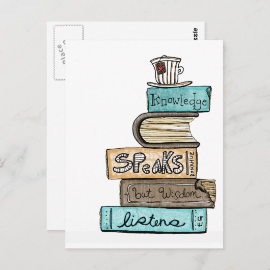 知識は語る ポストカード (正面/裏面)