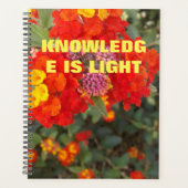 知識は軽い プランナー手帳 (正面)