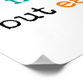 知識は食物であるが、創造は生命である – ポスター (角)