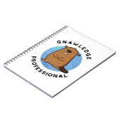 知識ネズミプロフェッショナルユーモアビーバーパン ノートブック (左側)