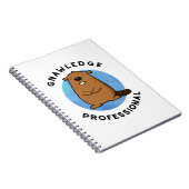 知識ビーバープロフェッショナルユーモアパターン ノートブック (右側)