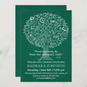 知識木先生退職招待状 招待状 (正面/裏面)