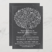 知識木先生退職招待状 招待状 (正面/裏面)