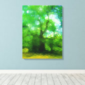 知識樹 キャンバスプリント (インサイチュ (ウッドフロア))