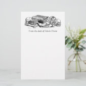 知識死文房具 便箋 (スタンド正面)