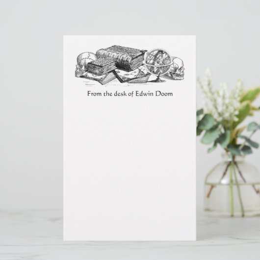 知識死文房具 便箋 (スタンド正面)