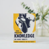 知識素晴らし: ポストカード (スタンド正面)