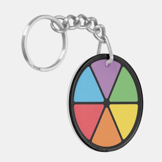 知識 キーホルダー (正面左)