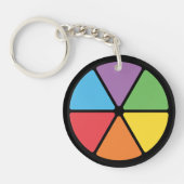 知識 キーホルダー (正面)