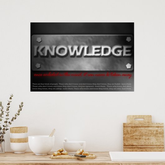 知識 ポスター (キッチン)