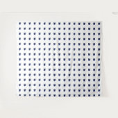 矩形サファイアブルー タペストリー (正面(横))