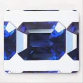 矩形サファイアブルー マウスパッド (正面)