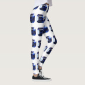 矩形サファイアブルー レギンス (右)