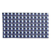 矩形サファイアブルー 枕カバー (裏面-右)