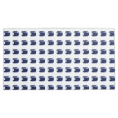 矩形サファイアブルー 枕カバー (正面右)