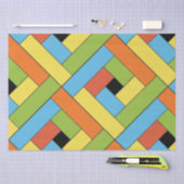 矩形パターン(ver8)とカスタム詳細 薄葉紙 (クラフト)